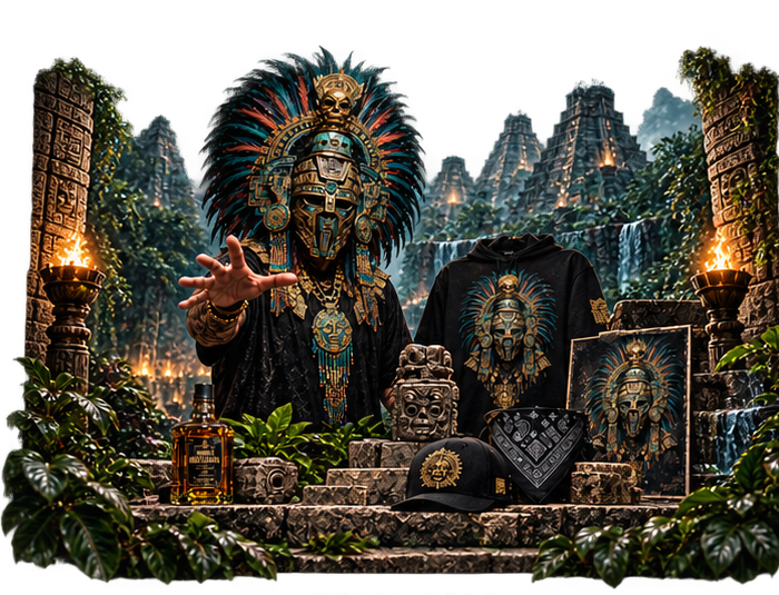 Moctezuma Tres merchandise display